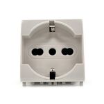 Presa schuko 2.0 bianco compatibile con serie Vimar Plana 615B EL2156