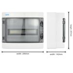 Centralino da Parete 12 moduli con porta trasparente 8053323555773 EL230 quadro elettrico