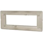 Placca in tecnopolimero 6P champagne compatibile Matix 6970311027598 8007-07 6P Champagne/Mtx EL2328 Bticino Matix