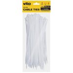 Fascette fermacavi autobloccanti bianche 4.6X200mm - 100 pezzi 6972538047618 7100330 EL241