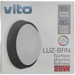 Plafoniera da esterno 25W 1700lm 4000K luce naturale IP65 Vito 6972538043481 3401010 EL2466