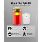 Lumino rosso a LED bianco caldo 2xAA IP44 4040849603358 60335 F1477