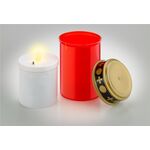 Lumino rosso a LED bianco caldo 2xAA IP44 4040849603358 60335 F1477