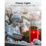 Lumino rosso a LED bianco caldo 2xAA IP44 4040849603358 60335 F1477