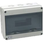 Centralino da Parete 12 moduli con porta trasparente - piccolo 8053323558972 HT-12 EL194