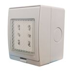 Box stagno da parete IP55 con 2 prese 10-16A E6190 8053323556114