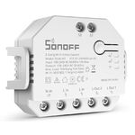 Interruttore smart wireless 2 contatti 100-240V 10-15A Sonoff DIY-DUALR3 6920075775402 DIYDUALR3 K342