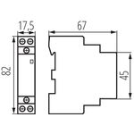 Contattore modulare alimentazione 230VAC  Kanlux 5905339232441 KMC-20-11 23244 KA1157