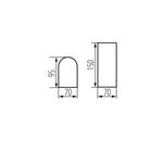 Lampada da giardino con lampadina cambiabile NOVIA EL 220 U/D Kanlux 5905339256638 25663 KA1138