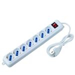 Multipresa schuko 6 posti con interruttore 8053323553489 EL014