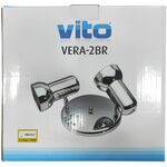 Lampada applique da parete 2xE27 in metallo bianco 210080 EL034