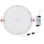 Pannello LED rotondo 12W 1200lm 6000k luce fredda Vito 6970233836070 2023960 EL118