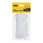 Fascette fermacavi autobloccanti 2.5X100mm - 100 pezzi 6972538047496 7100210 EL125