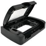 Placca idrobox IP55 3P nera compatibile Vimar Plana S6003N 6970597465244 EL1396