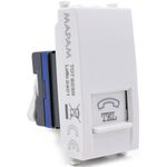Presa telefonica bianca compatibile Vimar Arké 0793541340314  923B EL173