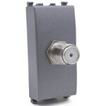 Presa TV SAT femmina diretta grigia compatibile Vimar Arké 0793541340444 925G EL175