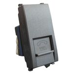 Presa telefonica grigia compatibile Vimar Arké 0793541340321 923G EL185