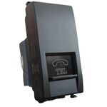 Presa telefonica nera compatibile Vimar Arké 0793541340338 923N EL206