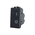 Interruttore bipolare 16A-250V nero compatibile Living International 6970597461253 802N/Int-Lgt  EL2132