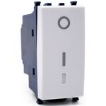Interruttore bipolare bianco compatibile Vimar Arké 0793541340000 902B EL222