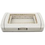 Placca idrobox IP55 4 posti bianca compatibile Vimar Plana 6970597465725 S6004B EL2321