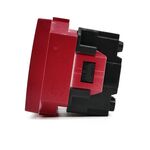 Presa schuko per segnalzione linea dedicata/emergenza rosso compatibile Matix 6970597469051 514R/Mtx Bticino Matix EL2346