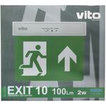 Lampada LED uscita d'emergenza freccia verso l'alto 2W 6500k luce fredda 6970233838043 5020170 EL2356