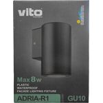 Lampada applique da esterno GU10 Φ76x148x99mm IP54 6972538044303 3230600 EL2456
