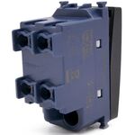 Invertitore unipolare con spia luminosa nero compatibile Vimar Arké 0793541340123  964N EL276