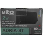 Lampada segnapasso da esterno 2W 90Lm 4000K luce naturale Vito 6972538044150 3230450 EL289