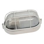 Plafoniera LED E27 da esterno IP54 in alluminio bianco 8697451406455 3400040 EL3028