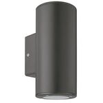 Lampada applique da esterno nera IP54 2xGU10 Φ76x186x99mm 6972538044327 3230620 EL3049