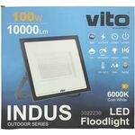Faro LED 100W 10.000lm 6000k luce fredda Vito 6972538041807 3022230 EL3213