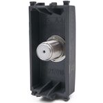 Presa TV SAT femmina diretta nera compatibile Vimar Arké 0793541340451 925N EL379