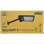 Faretto solare LED 3W 440Lm luce fredda con sensore PIR e crepuscolare 6972538047229 3210190 EL684