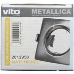 Supporto quadrato per faretto GU10 da incasso 80x80 argento satinato 6972538045706 2012950 EL712