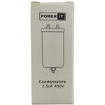 Condensatore 2.5uF 450V con terminale M8 8053323554189 W1-11002N Q719
