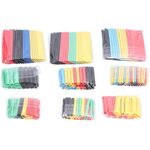 Guaina termorestringente kit 328 pezzi varie misure e colori WB1222