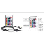Striscia LED RGB 2m IP65 cavo di alimentazione USB con telecomando 6919478009818 ZXD-981 WB763