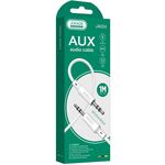 Cavo audio stereo jack audio 3.5mm 1m bianco N040