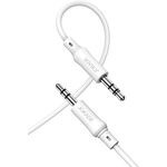 Cavo audio stereo jack audio 3.5mm 1m bianco N040