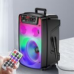 Cassa acustica ricaricabile 8" 10W Bluetooth/FM/USB KSC-688