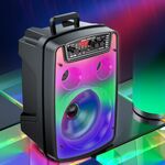 Cassa acustica ricaricabile 8" 10W Bluetooth/FM/USB KSC-688