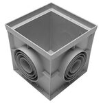 Pozzetto monolitico con coperchio PP 400x400mm PC40  E3005