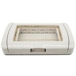 Placca idrobox IP55 4P bianca compatibile Living International S8004B 6970597465640 EL1321Placca idrobox IP55 4P bianca compatibile Living International S8004B 6970597465640 EL1321