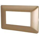 Placca in tecnopolimero 4P oro compatibile Matix 6970311027406 8004-08 4P Oro/Mtx Bticino Matix EL1333