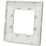 Placca in tecnopolimero 2 posti color grigio chiaro compatibile Vimar Plana 6970597463042 6002-4 EL1493