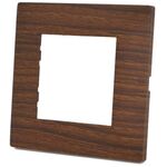 Placca in tecnopolimero 2 posti color ciliegio compatibile Vimar Plana 6970597463035 6002-3 EL1561