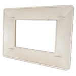 Placca in tecnopolimero 3P champagne compatibile Matix 6970311027185 8003-07 2P Mtx Bticino Matix