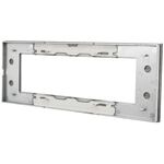 Placca in vetro bianco 7 posti compatibile Living International 6970597468702 8007bl EL2283